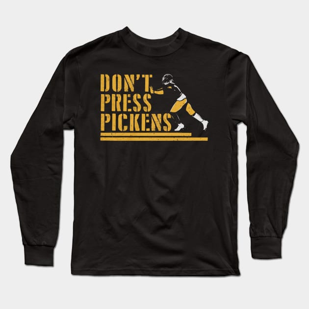 George Pickens Don't Press Pickens Long Sleeve T-Shirt by Chunta_Design